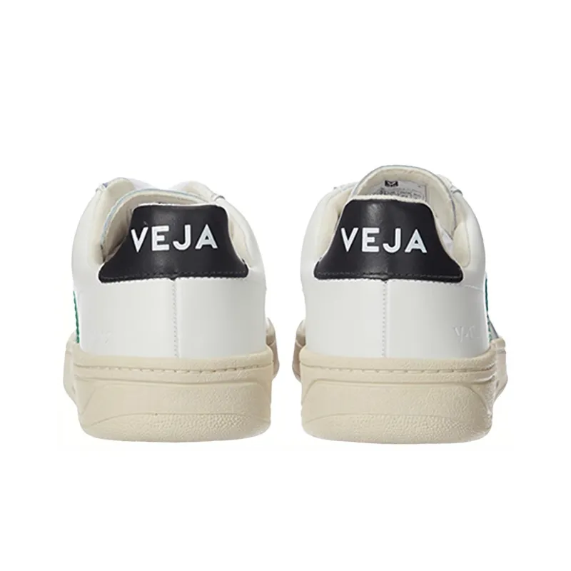 VEJA V-12 Low-Top Stylish Skateboarding Shoes Unisex White Green-4