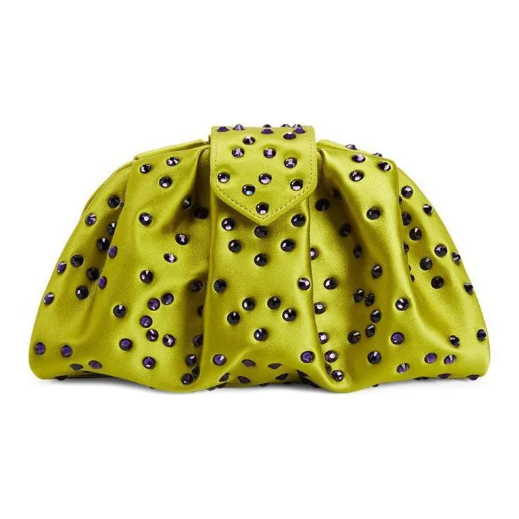 Giuseppe Zanotti Amande Precious Draped Clutch Bag-0
