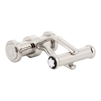 MONTBLANC Metal Cufflinks Men's Silver