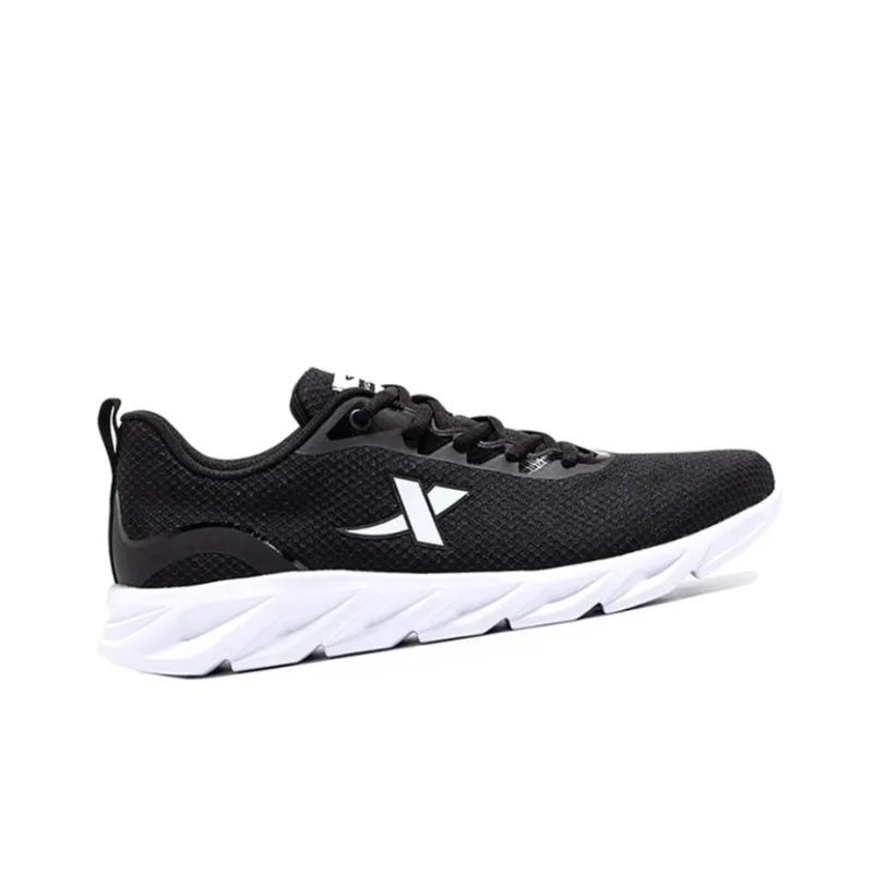 XTEP Cushioned Anti-Slip And Wear-Resistant Lightweight Low-Top Sprint Running Shoes Men's Black-2