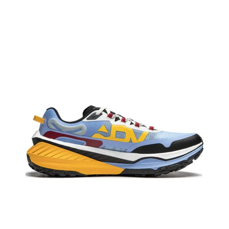 LiNing Dilu Support Cushioning Wear-Resistant Slip-Resistant Rebound Low-Top Running Shoes Men's Blue Black-1