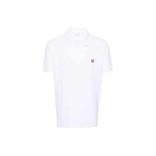 Maison Kitsune Polo Shirts Men White