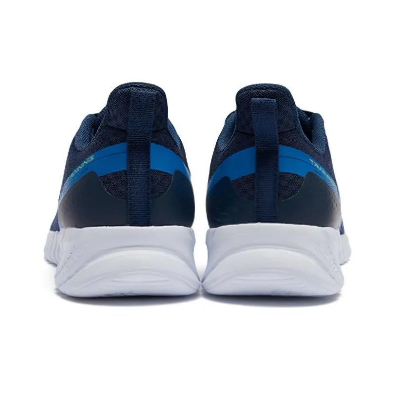 361° Cushioning Breathable Lightweight Low Top Running Shoes Men's Oil Ink Blue-2