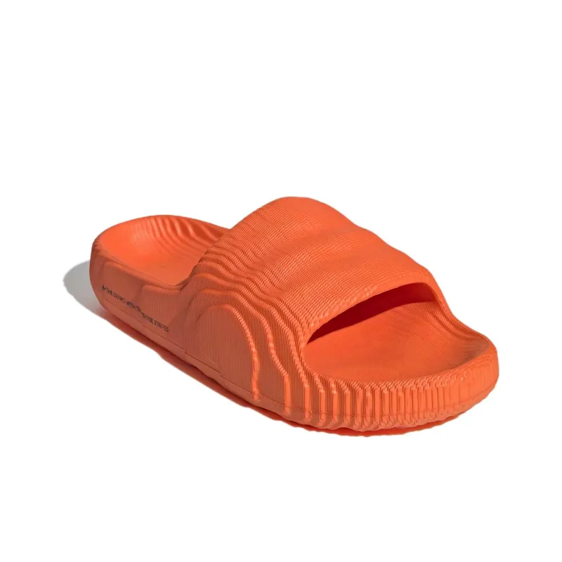Adidas Adilette 22 Slides Orange Core Black-2