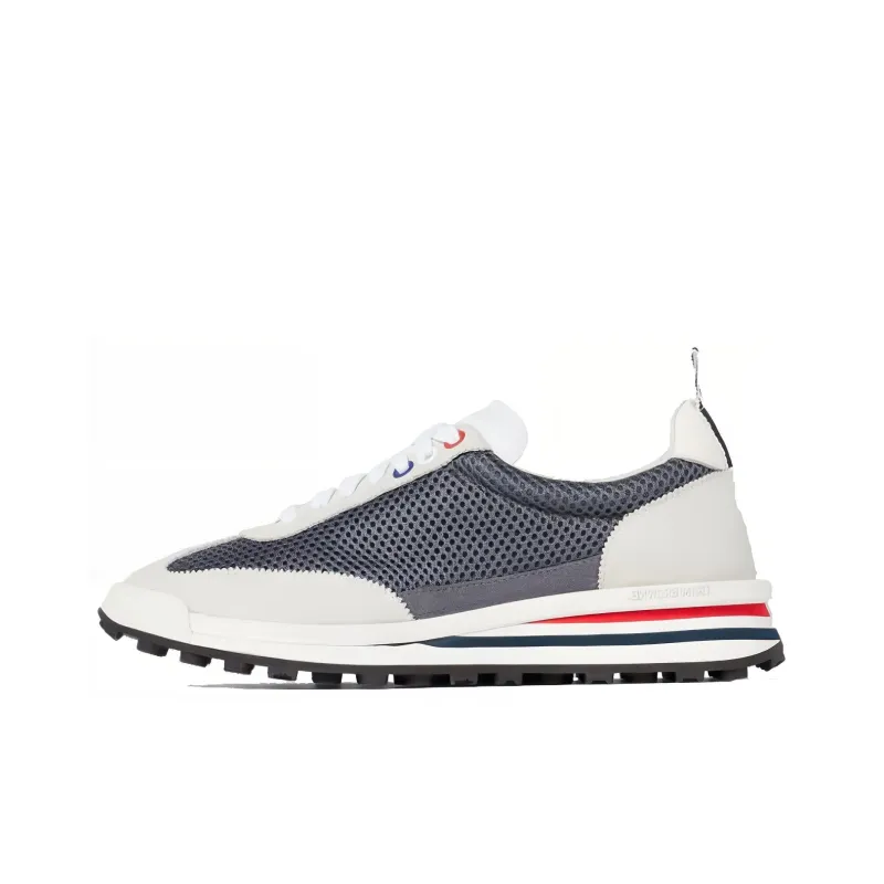THOM BROWNE· Shock Absorbers Slip Resistant, Abrasion Resistant, Lightweight Low Top Casual Shoes Women's Dark Gray-0