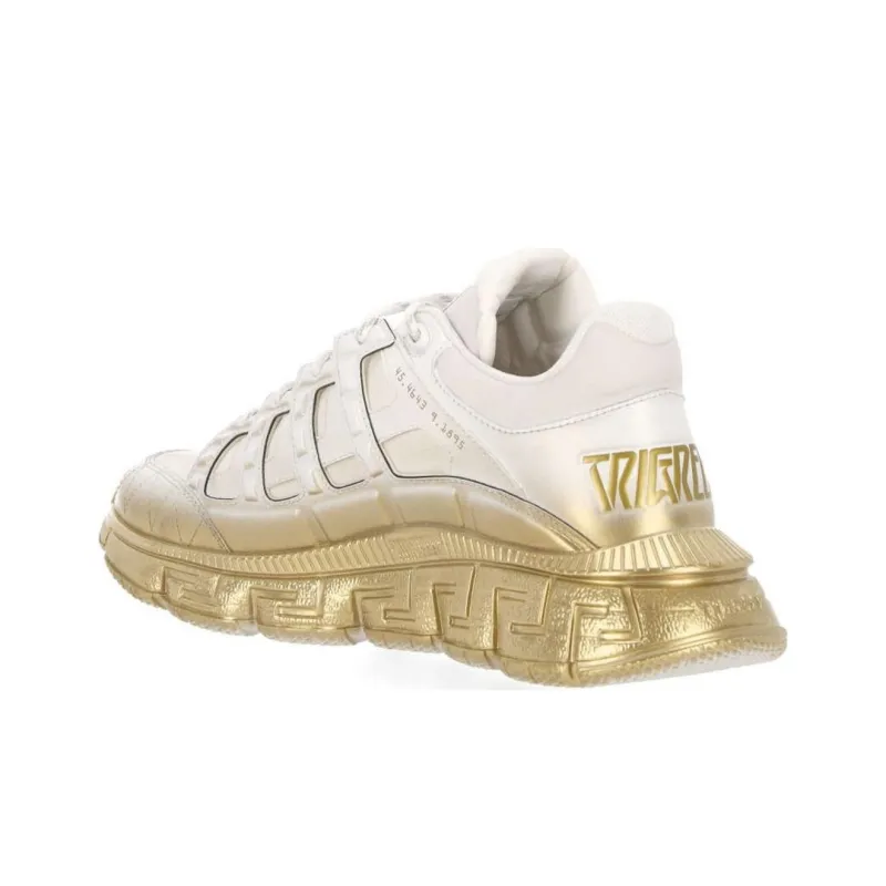 VERSACE Low Top Casual Shoes Men's White-2