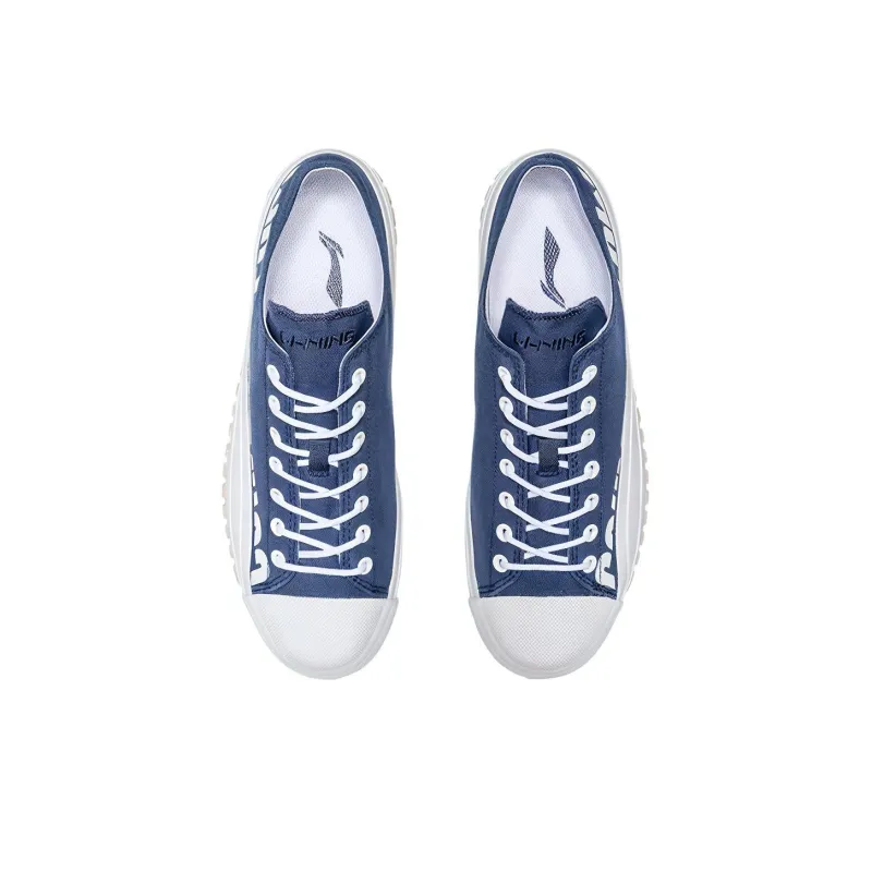 LiNing CF The One Lightweight Low-Top Skateboard Shoes Men's Navy-3