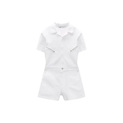 ZARA Jumpsuits Women's White