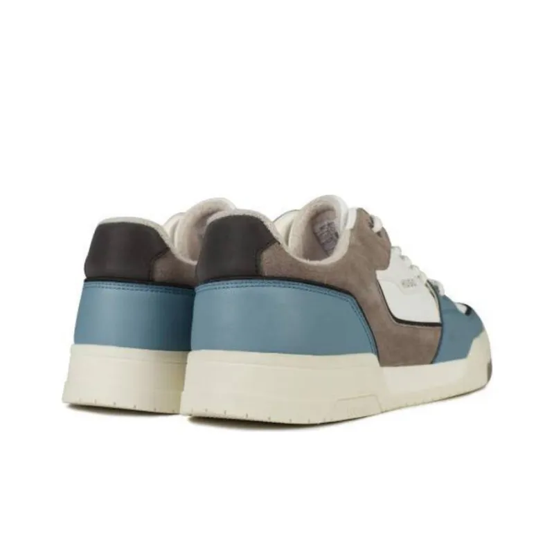 HUGO BOSS Low Top Skateboard Shoes Men's Gray Blue-3
