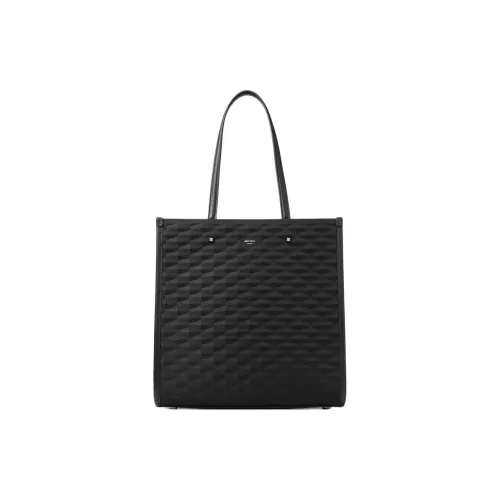 Jimmy Choo Diamond Nylon Tote Bag Shopping Bag Shoulder Bag Handbag Men's Black