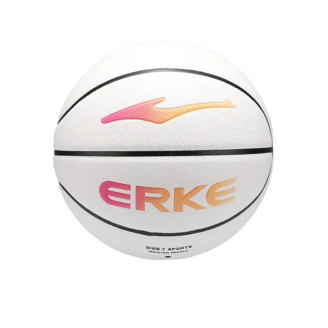 Erke PU Basketball White 6 Size 7 Ball Training Unisex-0