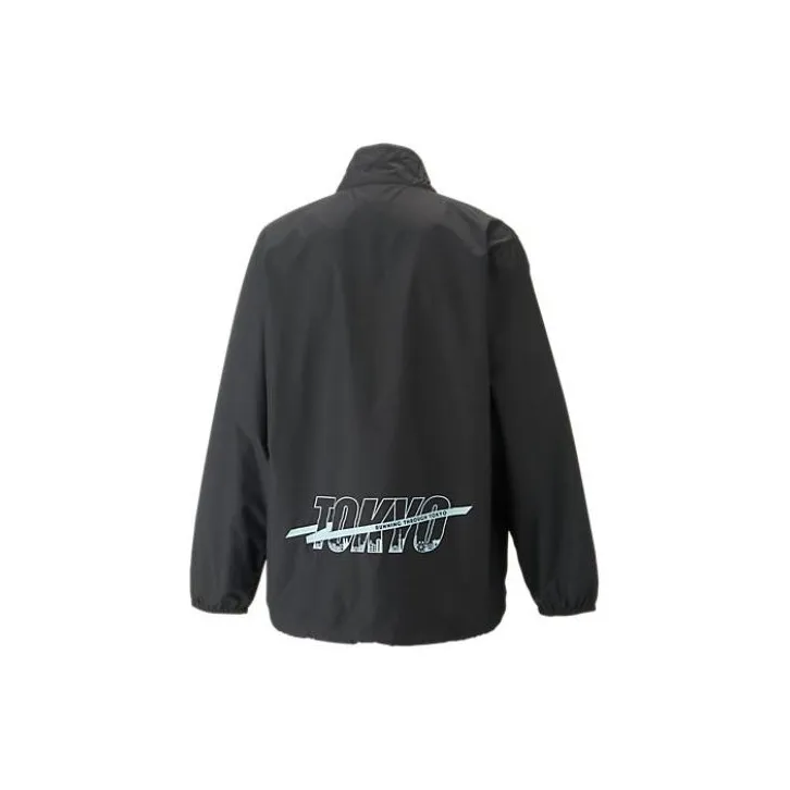 Asics Jackets Coats Men's Black-1