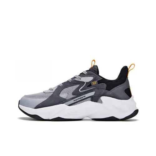 361° Reverse Arcade Non-slip Breathable And Wear-resistant Low-Top Chunky Sneakers Men's Gray