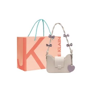 JANE KLAIN PU Shoulder Bag Handbag Women's White/Pink/Black/Green/Yellow