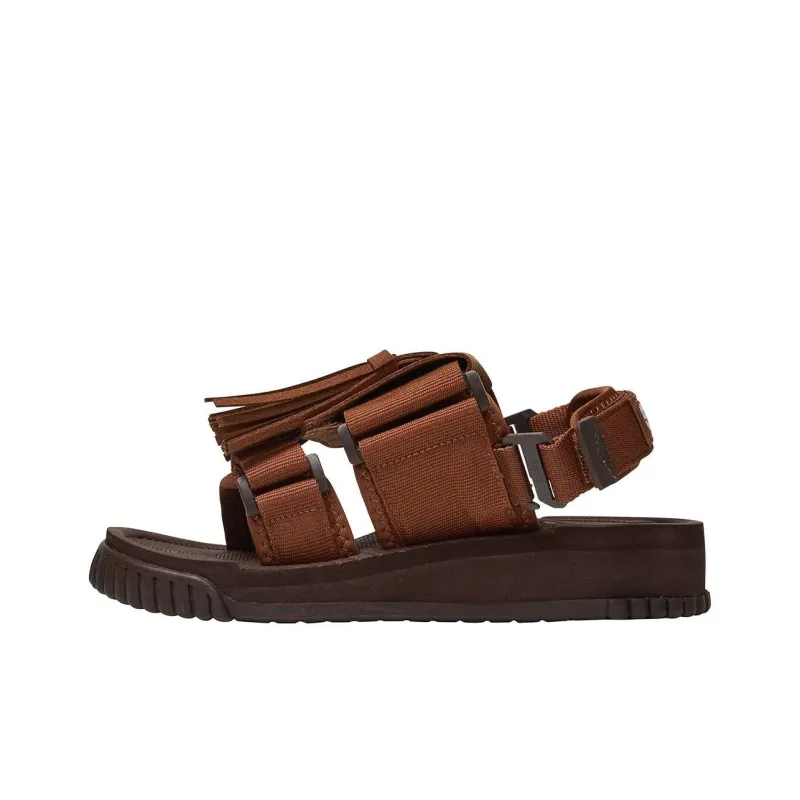 SHAKA Weekender Tassel Beach Sandals Women's Brown-0