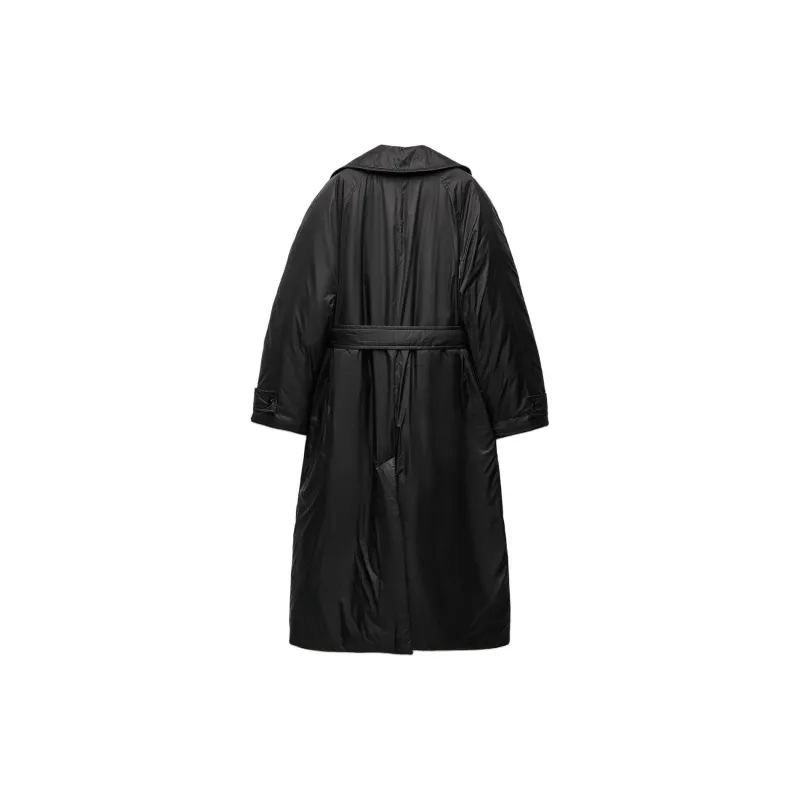 ZARA Puffer Jacket Women's Black-1