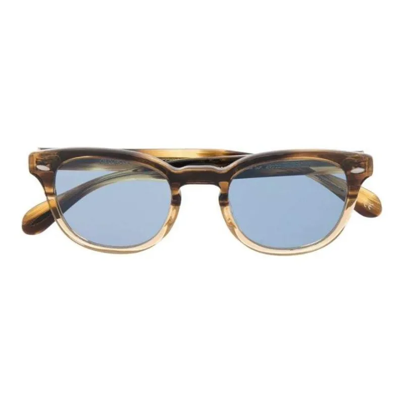Oliver Peoples Sheldrake Round Frame Sunglasses-1
