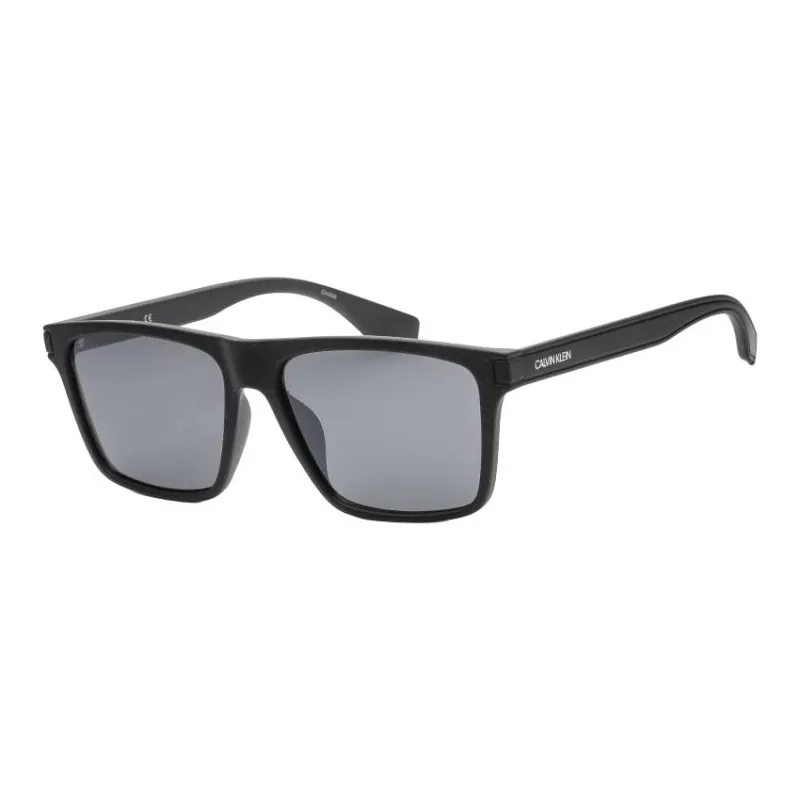 CK/Calvin Klein Acetate Rectangular Sunglasses Men's Black-0