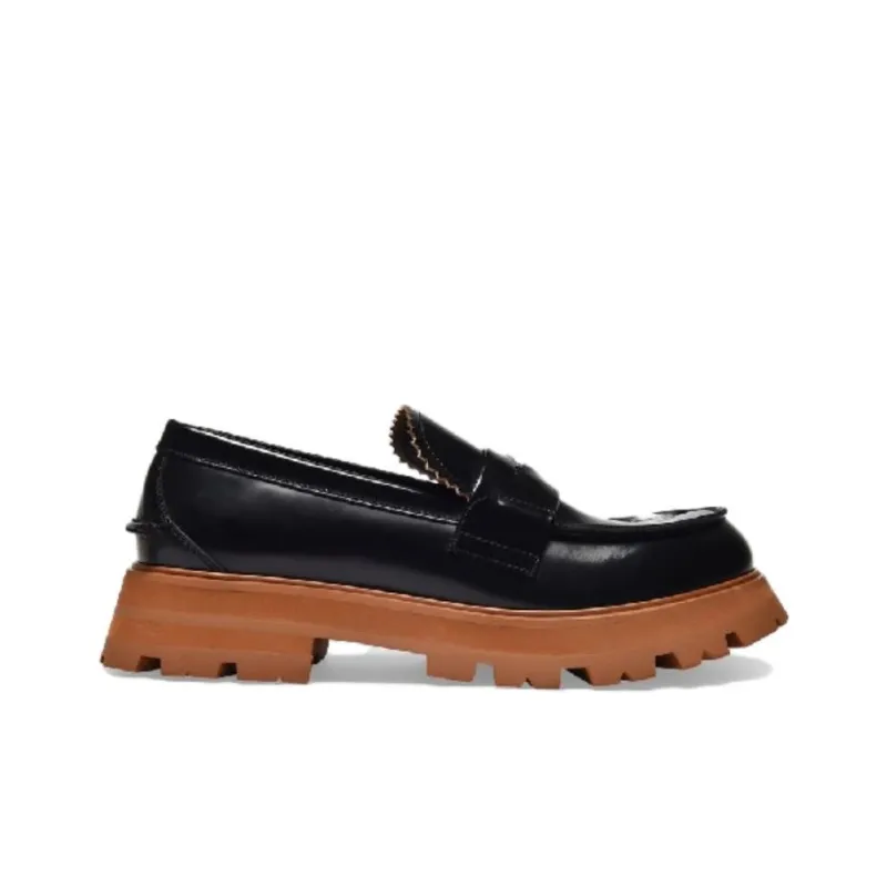 Alexander McQueen Oversized Men's Casual Shoes Men's Black-1