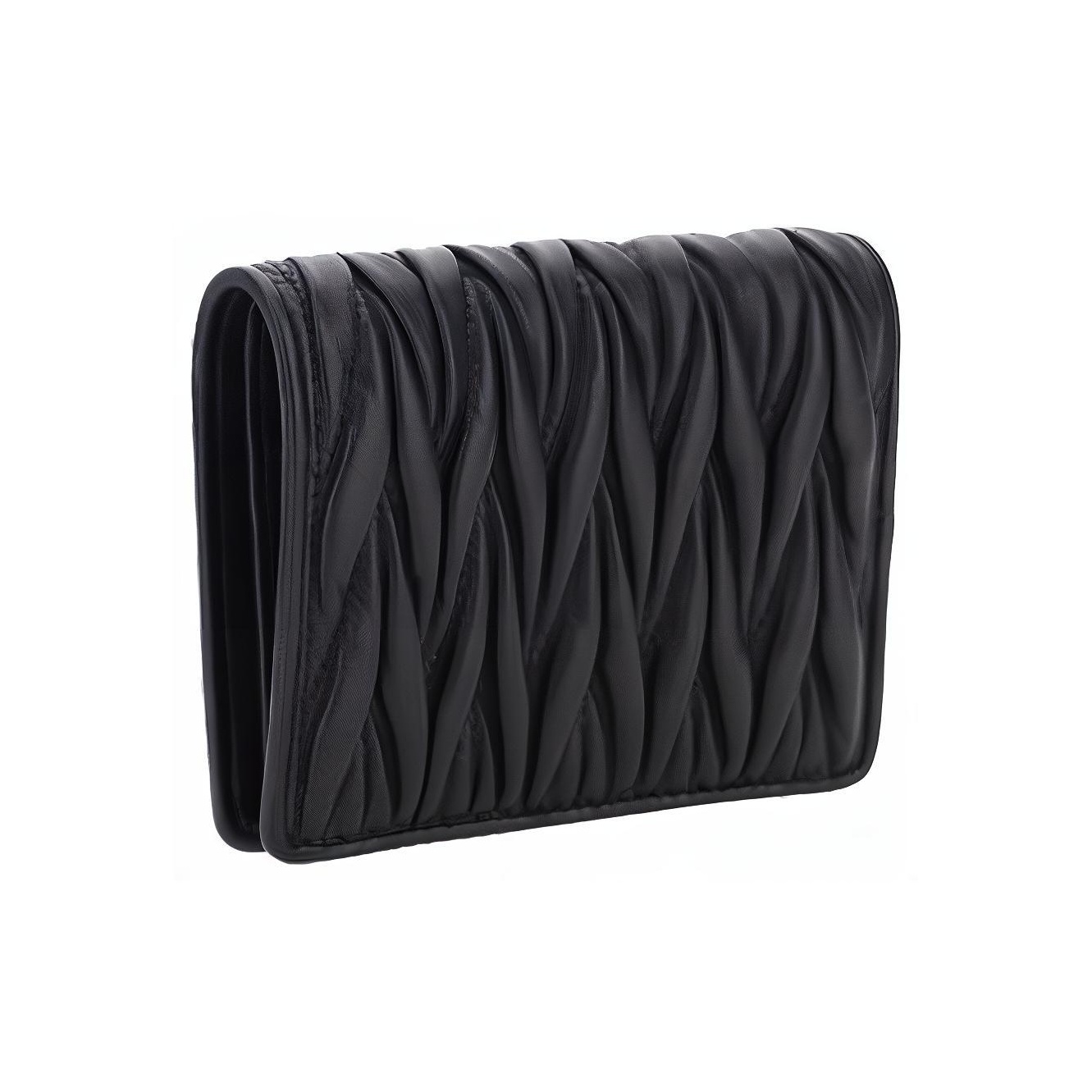 MIU MIU Logo Lettering Bi-Fold Wallet - POIZON