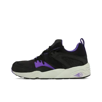 PUMA Blaze Of Glory Mid Top Casual Shoes Unisex Black Purple