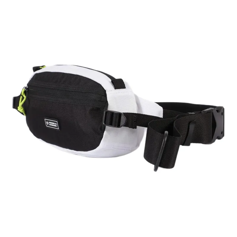 Converse Transition Sling Fabric Shoulder Bag, Crossbody Bag, Fanny Pack Regular Unisex Black White-1