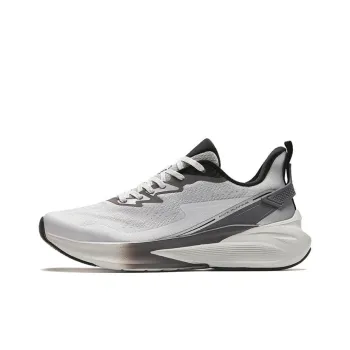 Anta Cushioning Low Top Running Shoes Men's Gray Black