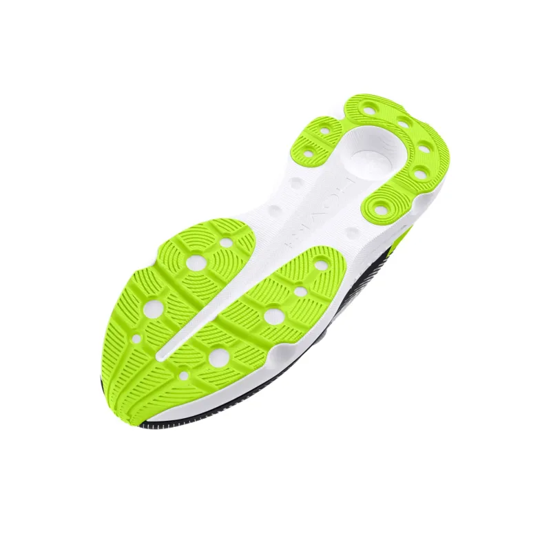 Under Armour Infinite Pro Cushioning Wear Resistant Low Top Running Shoes Men's White Black-4