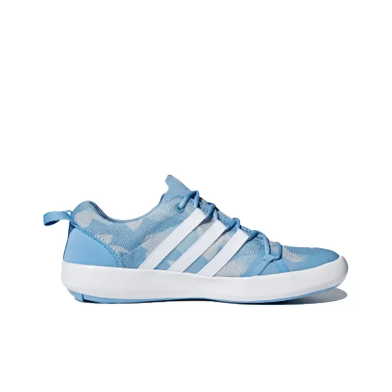 Adidas Terrex CC Boat Graphic Cushioned Slip Resistant Low Top Casual Shoes Unisex Blue White-1