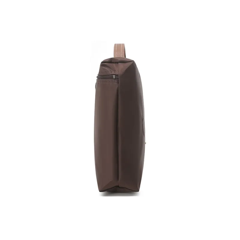 LONGCHAMP Fabric Briefcase, Handbag Regular Unisex Tan-2