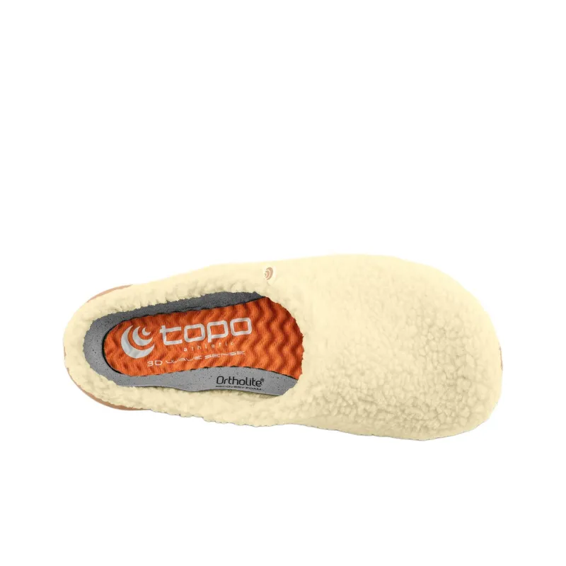 Topo Athletic Recovery Wrap-toe Slippers 2.3cm Women's Cream-2