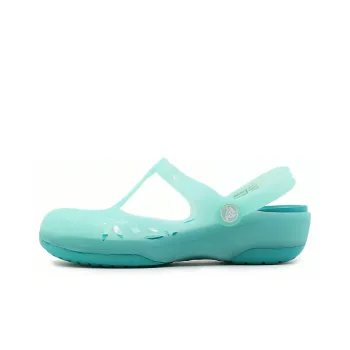 Crocs Shoes Sports Sandals 'Green Dark Blue' Women's