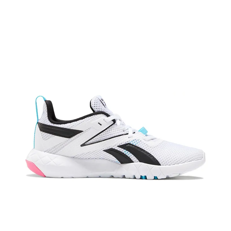 Reebok Women's Mega Flexagon 'White Neon Blue' Women's-1
