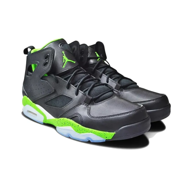 Jordan Flight Club 91 Black Green Strike-2