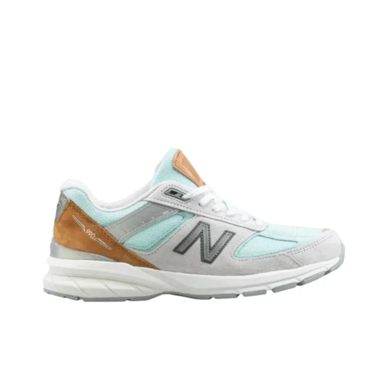 New Balance 990v5 Kawhi Leonard White Gold-1