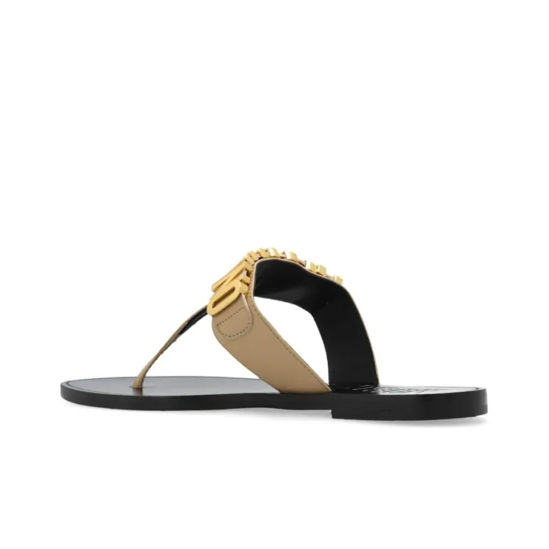 MOSCHINO Flip Flops Women's Brown-3