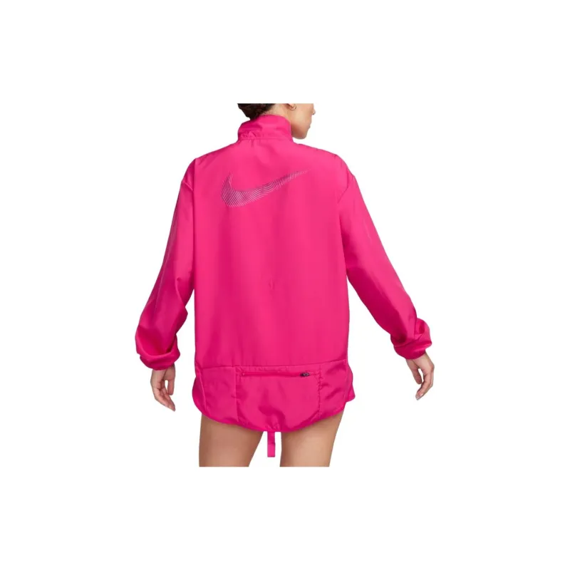 Nike Swoosh Jackets Coats Women's Rose Red-1