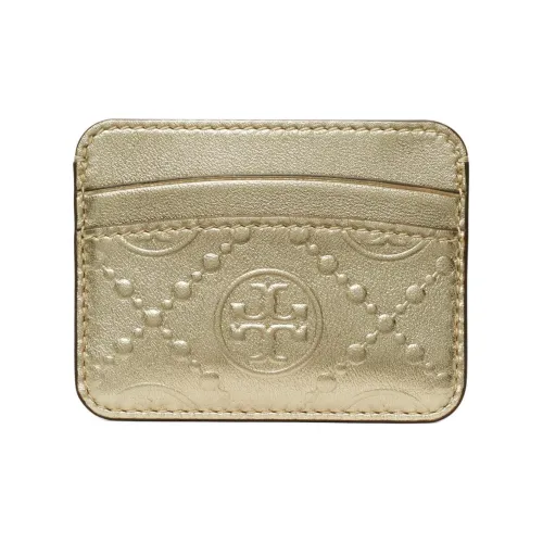 TORY BURCH T Monogram Card Holders Gold