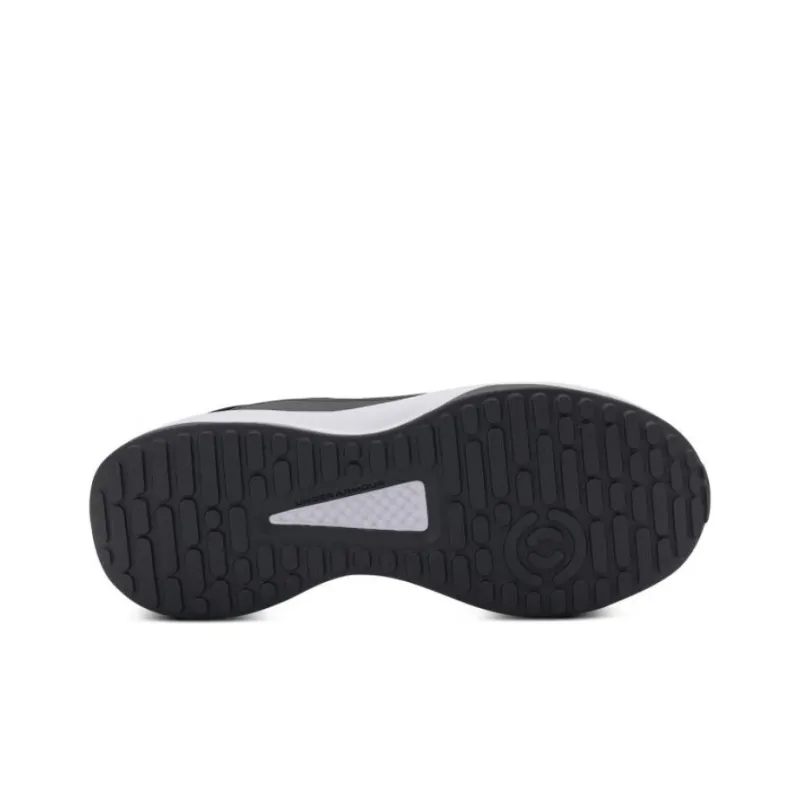 Under Armour Charged Edge Wear Resistant Low Top Training Shoes Men's Black White-4