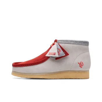 Clarks Originals Wallabee Boot Vcy Red Grey