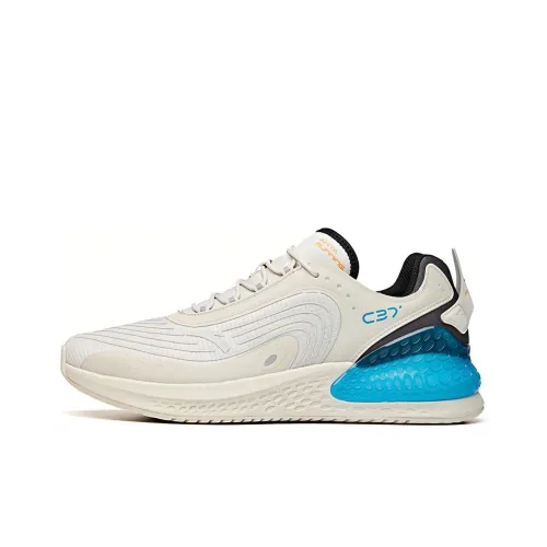 Anta Running Collection Cushioning Anti Slip And Wear Resistant Low Top Running Shoes Men's Gray Black Blue
