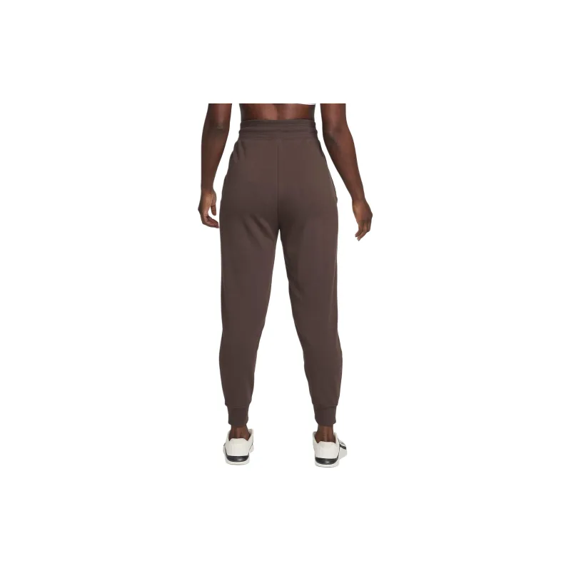Nike Dri-FIT One Knitted Sports Pants Women's Dark Brown-1