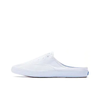 Keds Moxie Slip Resistant, Abrasion Resistant, Breathable Low Top Canvas Shoes Women's White