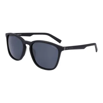 NAUTICA Plate Frame Irregular Shape Sunglasses Men's Black