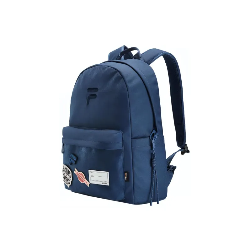 FILA FUSION Fabric Backpack Regular Unisex Gray Dark Blue-1