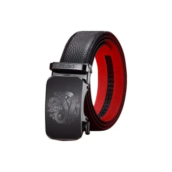 CARTELO Cow Leather Belts Men's Width 3.5CM
