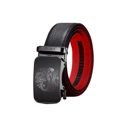 CARTELO Cow Leather Belts Men's Width 3.5CM