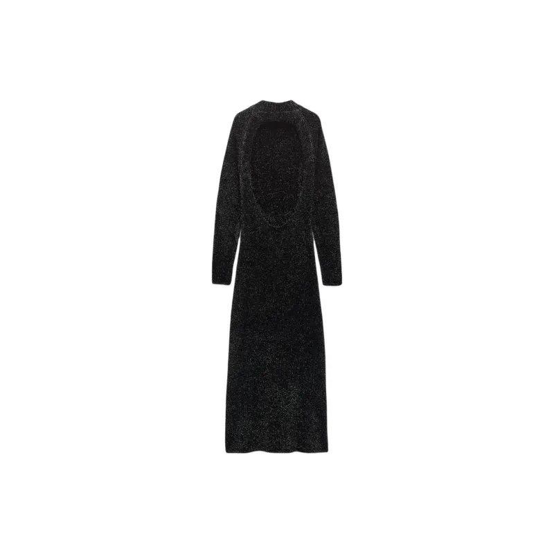 ZARA Long Sleeved Dress Women's Black-1
