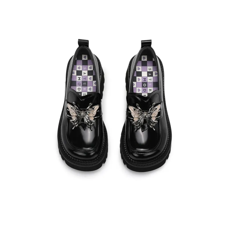 SATURDAY MODE Loafers 6.5cm Women's Black-4