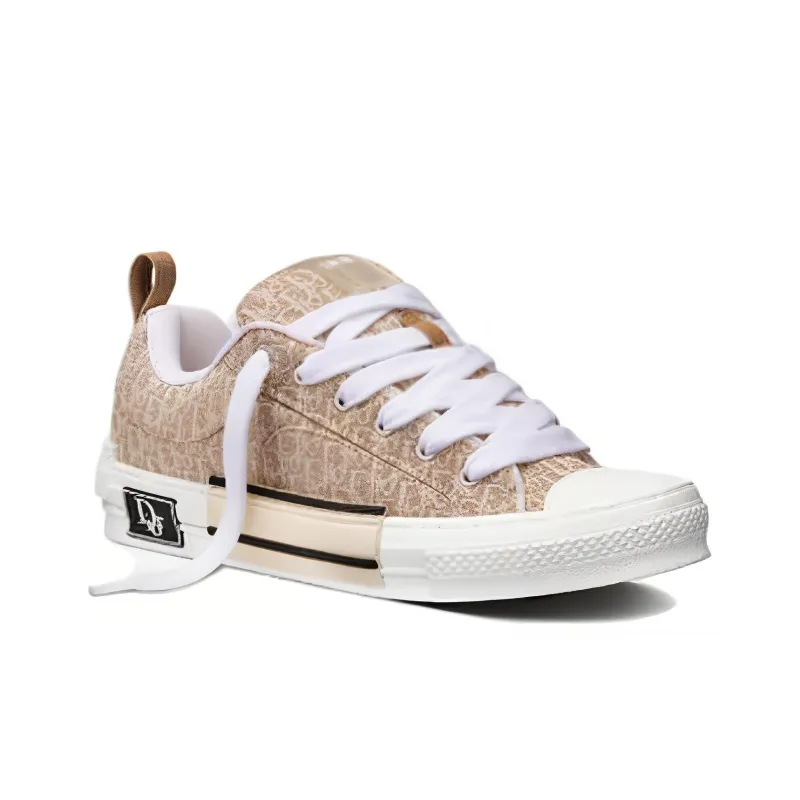 DIOR B23 Skater Low Top Beige DIOR Oblique Jacquard-2
